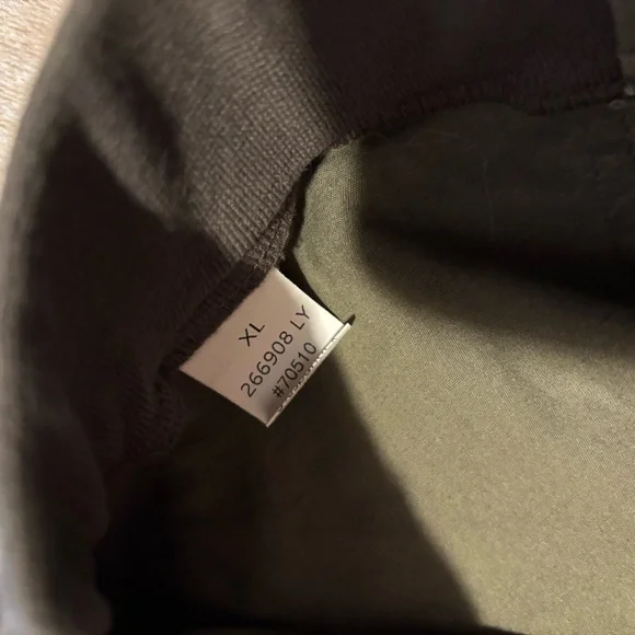 Solid Seam Detail Drawstring Mid Rise Straight Leg Pants - Picture 5 of 8